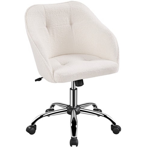 Velvet Swivel Upholstered adjustable height Home office Chair With