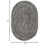 Colonial Mills Laffite Tweed Rug - Black 3x5 - 3 of 3
