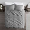 Sapphtopaz Comforter Set Bedding Quilt Set Simple Solid Color Reversible Quilt Set - 4 of 4