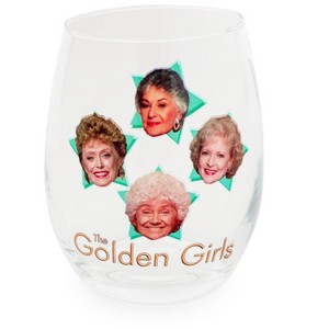 Silver Buffalo The Golden Girls Stars Stemless Wine Glass | Holds 20 Ounces - 1 of 4