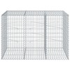 vidaXL Gabion Basket Silver Galvanized iron wire Large Durable - 3 of 4