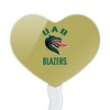 Alabama at Birmingham Blazers Logo Heart Love Cupcake Picks Toppers Decoration Set of 6 - 2 of 4