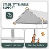 FDW Heavy-Duty Waterproof Carport Cat Tent with Reinforced PE Cover and Rust-Resistant Frame Ideal for Vehicles Storage and Outdoor Events, White - 4 of 4