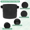 Unique Bargains Thickened Fabric Durable Handles Multipurpose Good Drainage Plant Grow Bags 5 Pcs - 2 of 4