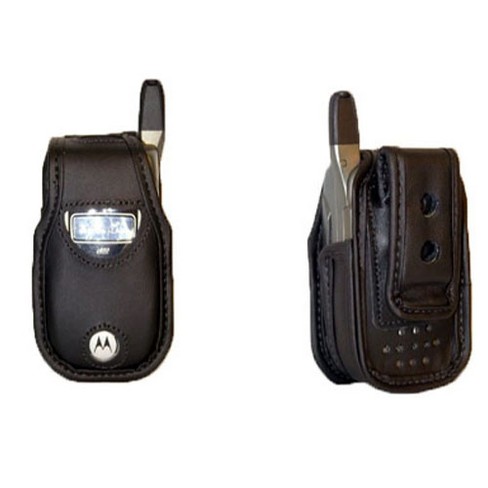 Soft Leather Case with AWedge Swivel Belt Clip (Black) - image 1 of 1