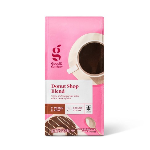Donut Shop Blend Medium Roast Ground Coffee - 12oz - Good & Gather™ - image 1 of 3