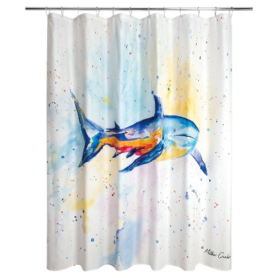Fun Shark Shower Curtain Allure Home Creations Target