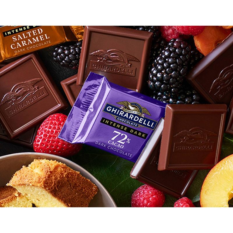 Ghirardelli Intense Dark Chocolate 72% Cacao Candy Squares - 4.8oz, 5 of 7