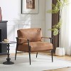 MAYEERTY 27.56" Modern Accent Chair, Plush Cushions Metal Frame, Living Room Office, Multi-Color - 4 of 4