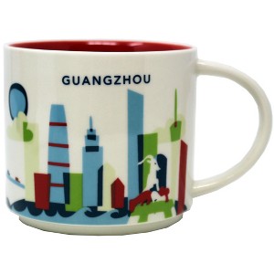 Starbucks You Are Here Series Guangzhou Ceramic Mug, 14 Oz - 1 of 2