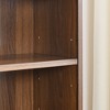 NicBex 8-Tier Corner Bookshelf,70.9 Inch Tall Corner Storage File Cabinet with Adjustable Shelves for Wall Corner,Home Office,Living Room,Bedroom - 3 of 4