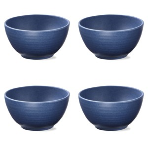 TAG 22 oz. 6 in. Blue Brooklyn Melamine Plastic Dinnerware Bowl Dishwasher Safe Indoor Outdoor Round Blue Set 4 - 1 of 3