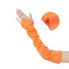 INSPIRE CHIC Women's Fingerless Satin Elbow Long Gloves 1 Pair - 3 of 4
