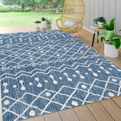 Nokat Modern Bohemian Inspired Indoor/Outdoor Area Rug - JONATHAN Y