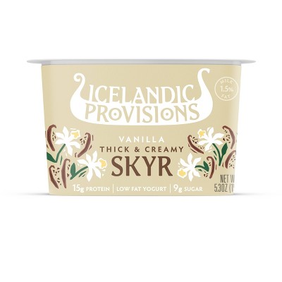 Icelandic Provisions Vanilla Skyr Yogurt - 5.3oz