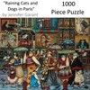 Hart Puzzles: Raining Cats and Dogs in Paris by Jennifer Garant, 24 x 30 1000 Piece Puzzle - image 2 of 4