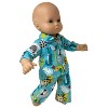 Doll Clothes Superstore Handmade Safari Pajamas Fit 14-15 Inch Baby Dolls. - 3 of 4