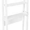 Bathroom Spacesaver White - Honey Can Do: Over Toilet Shelving, Restroom Organizer with 4 Shelves - 4 of 4