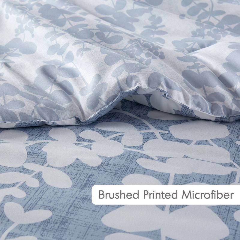 Aria Floral Print Reversible Comforter Set - 510 Design, 3 of 9