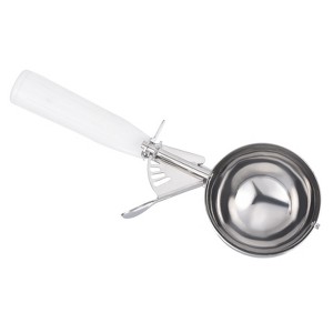 Unique Bargains Stainless Steel Durable Handle Spring Trigger Ice Cream Scoop - 1 of 4