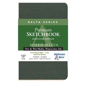 Stillman & Birn Delta Series - Softcover Sketchbook - Portrait  3 x 5 - 270gsm Ivory Paper - 1 of 2