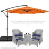 Best Choice Products 10ft Offset Hanging Outdoor Market Patio Umbrella w/ Easy Tilt Adjustment - 2 of 4