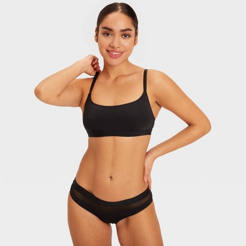 Parade Women's Re:play Scoop Neck Wireless Bralette : Target