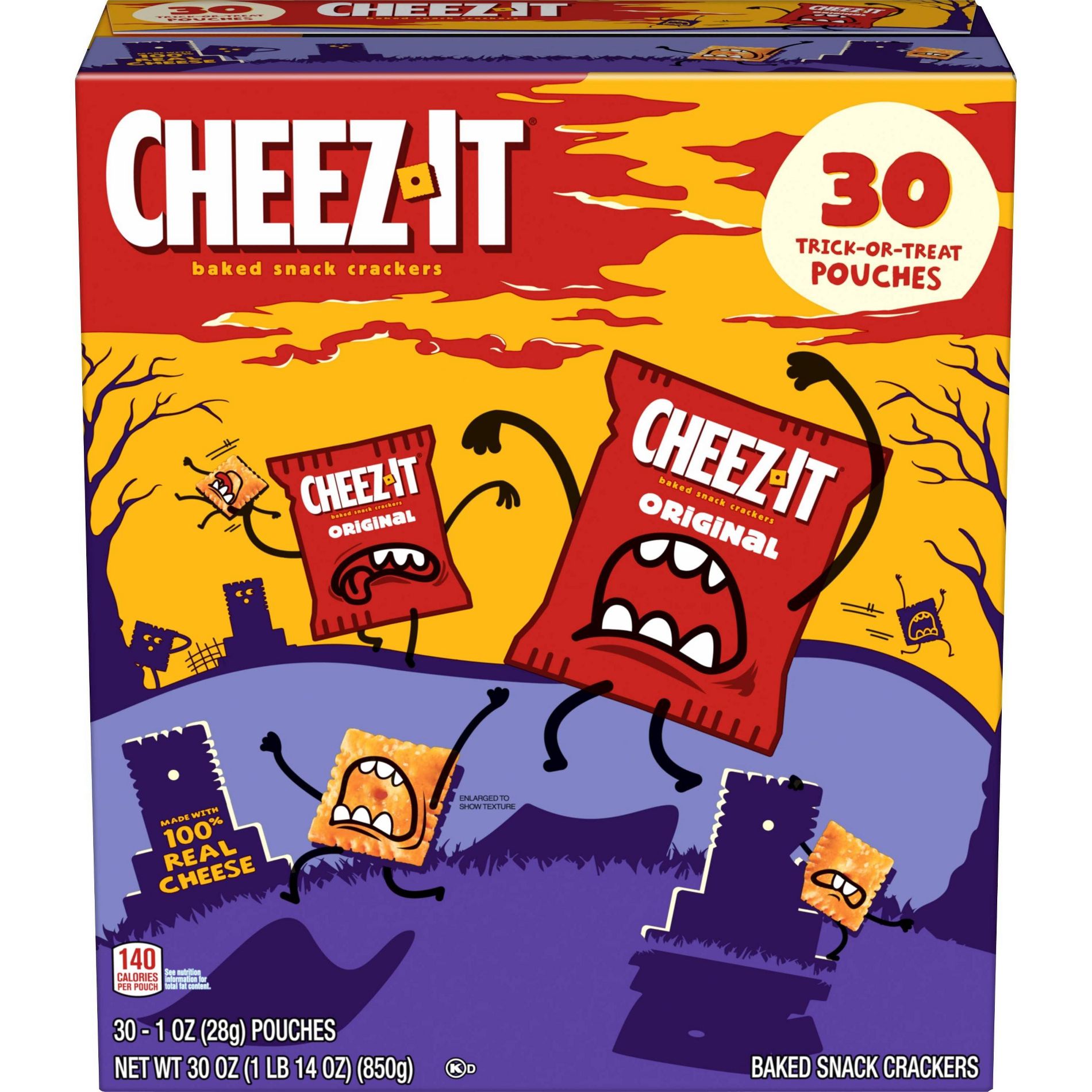 Cheez-It Original Halloween Snack Crackers Box - 30oz/30ct