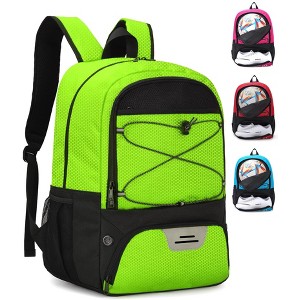 Generic Soccer Backpack,Basketball Backpack with Ball Compartment &Shoe Compartment - 1 of 4