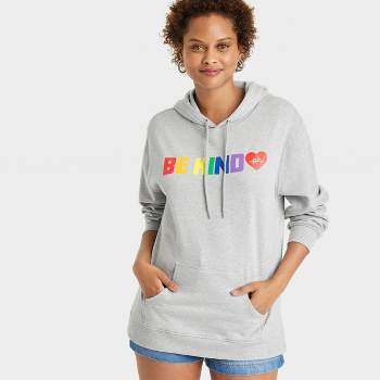 Pride Adult PH by The PHLUID Project 'Be Kind' Pullover Sweatshirt - Gray