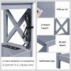Yaheetech 3-Tier Wooden Console Table with Power Outlet Entryway Table - 4 of 4