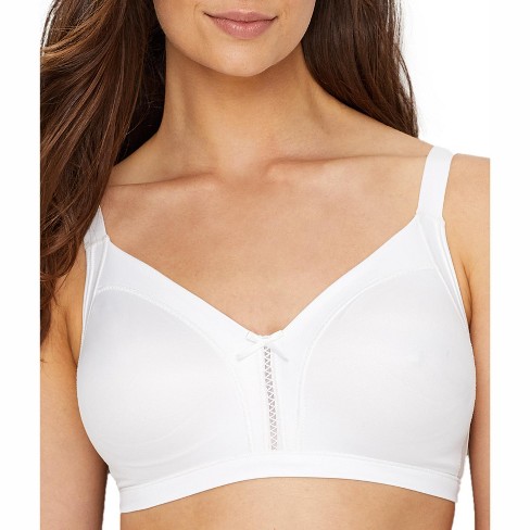 Bali Women's Double Support Soft Touch Wire-Free Bra - DF0044 38B White