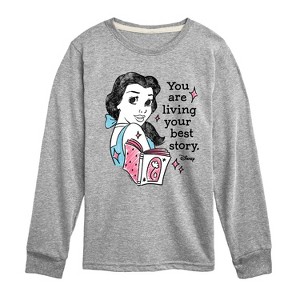 Boys' - Disney - You Are Living Your Best Story Long Sleeve Graphic T-Shirt - 1 of 4