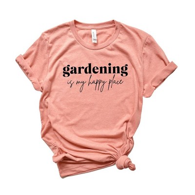 Simply Sage Market Women's Gardening Is My Happy Place Short Sleeve Graphic Tee