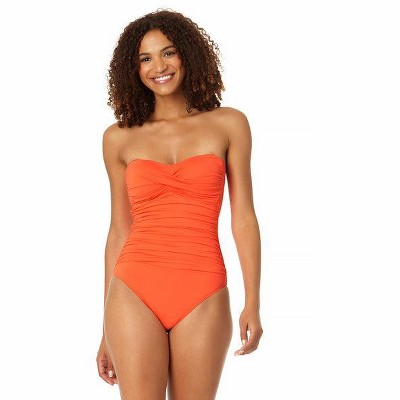 orange one piece swimsuit target