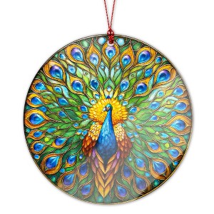 Christmas Ornaments 2025, Peacock Gifts for Women, Hanging Tree Decoration, Peacock Ornaments for Hanging Decor - 1 of 4