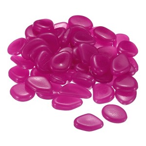 Unique Bargains Fish Tank Decoration Glow Rocks Pebbles 20-30mm 150 Pcs - 1 of 4