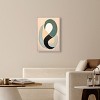 Art Remedy Earthworm in the glass bowl Contemporary Shapes Abstract Wall Art Framed - 2 of 4