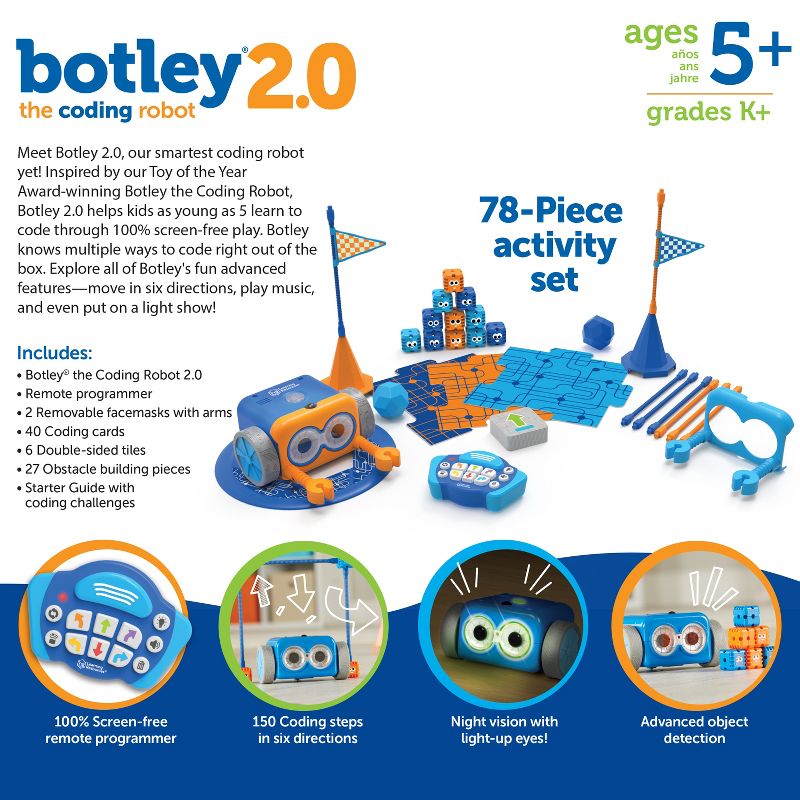 Learning Resources Botley the Coding Robot 2.0, STEM Toy, Ages 5+, 6 of 7