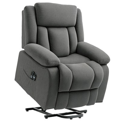 HOMCOM Power Lift Recliner Chair with Massage and Heat, Electric Lift Chair for Elderly