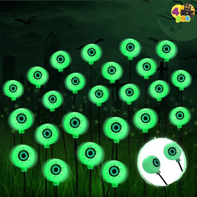 Joyfy Eyeball Yard Stakes, Outdoor Halloween Stake Decorations, Waterproof Stake Decor for Yard Garden Pathway