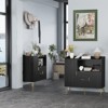 Buffet Cabinet with Drawers（of 2 set), 40" Sideboard Buffet Storage Cabinet with Shelves and Doors - 3 of 4