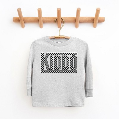 The Juniper Shop Kiddo Checkered Youth Long Sleeve Tee