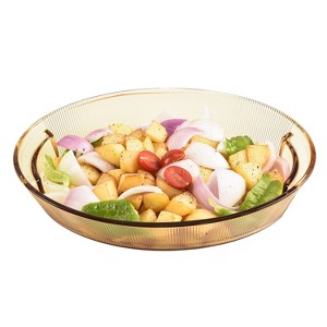 SharpChef Serve N' Store Oval Glass Bakeware, Oven, Microwave, Freezer and Dishwasher Safe, 2.1 qt / 2 L - 1 of 3