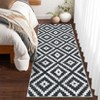 Washable Modern Geometric Living Room Area Rugs, Soft Non Slip Bedroom Carpet, Low Pile Foldable Thin Mat - 3 of 4