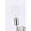 Elegant Lighting Keely 1 light chrome wall sconce - 4 of 4