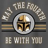 Juniors Womens Star Wars: The Mandalorian May the Fourth Be With You Din Djarin Racerback Tank Top - 2 of 4
