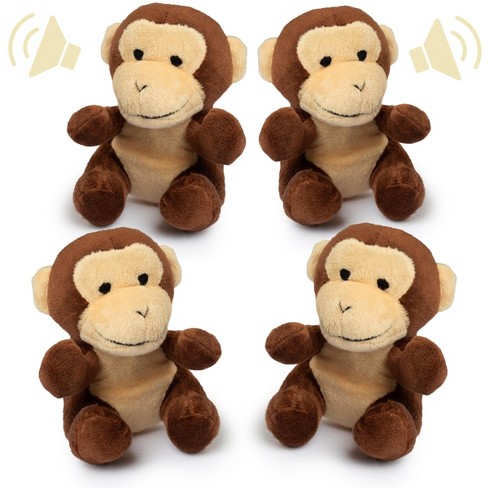 Monkey Small Stuffed Dog Toy