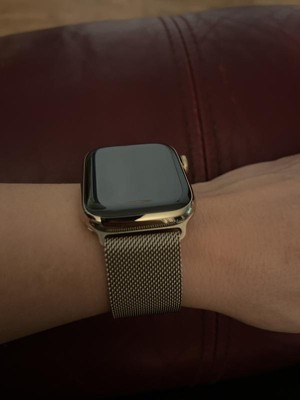 Buy Apple Watch Series 9 GPS + Cellular, 45mm Gold Stainless Steel Case  with Gold Milanese Loop - Apple