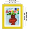 Americanflat Kids Art Frame 10x12.5 inches with 8.5x11 inches Mat - Composite Wood And Glass - Holds 100 Artworks - 2 of 4
